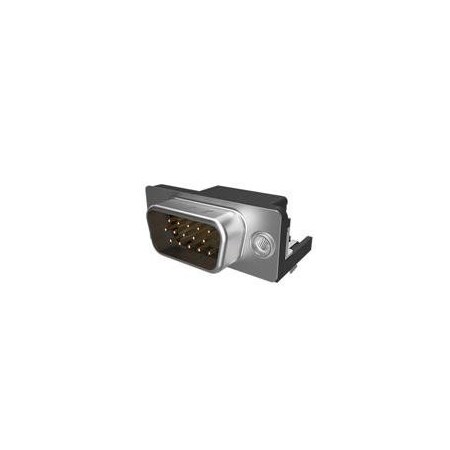Fci D Subminiature Connector, 15 ContactS, Male, 0.09 Inch Pitch, Solder Terminal, No 4-40, Receptacle 10090926-P154VLF
